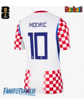 Croația Luka Modric #10 Tricou Fotbal Replică Mondial 2026 Barbati Acasa